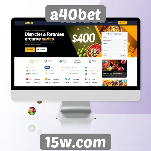 Experiência do usuário no site a40bet